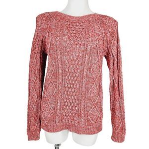 Gap cable knit sweater red Size medium